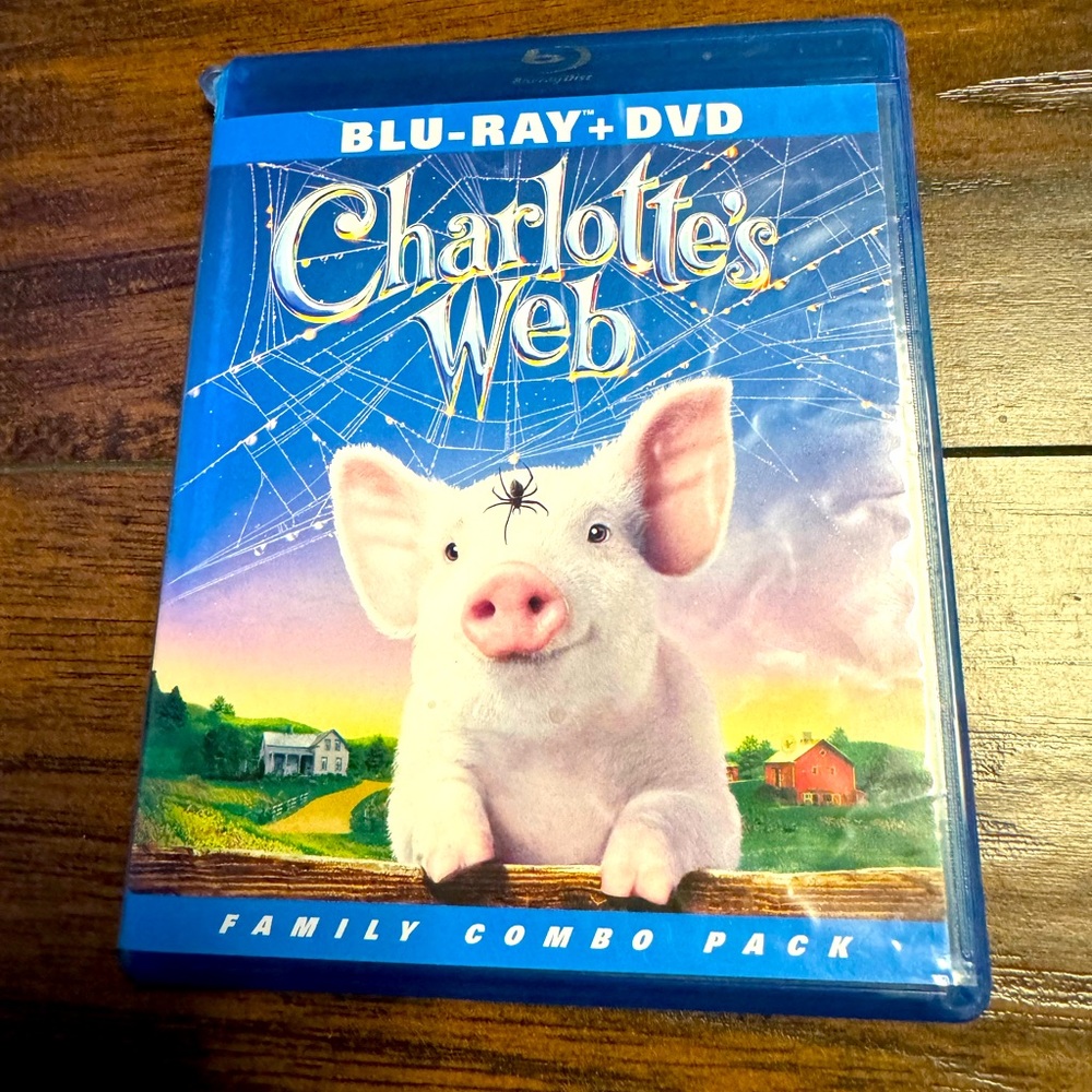 Charlotte’s Web Combo Family Blu-Ray, DVD Great Condition Fast Shipping